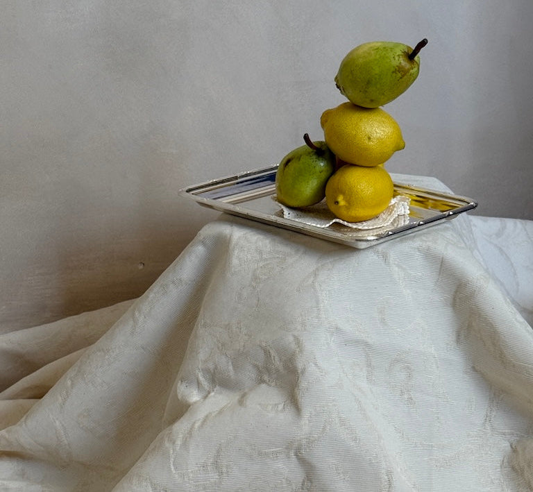 Small Rectangular Château Silver-Plated Tray