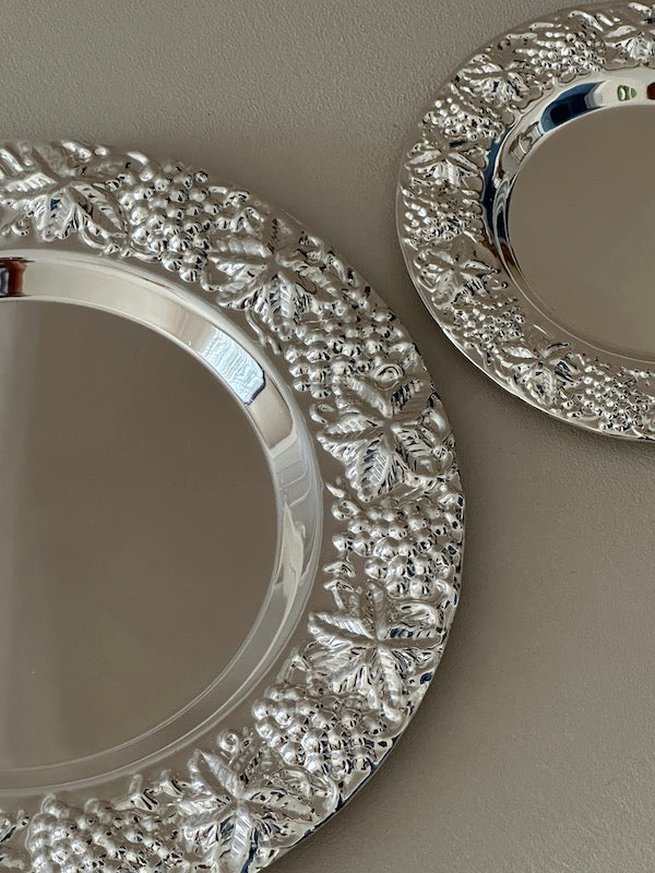 Málaga Large Silver-Plated Meze Plate