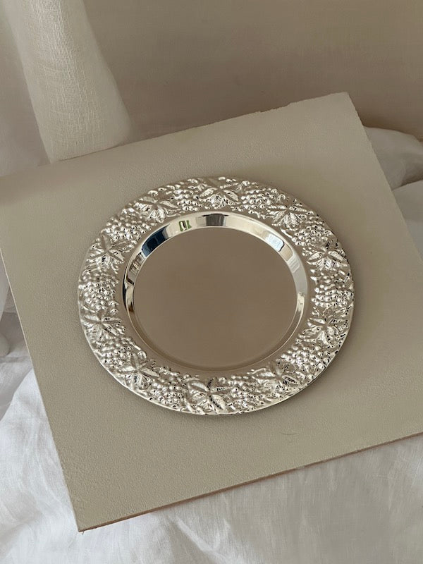 Málaga Large Silver-Plated Meze Plate