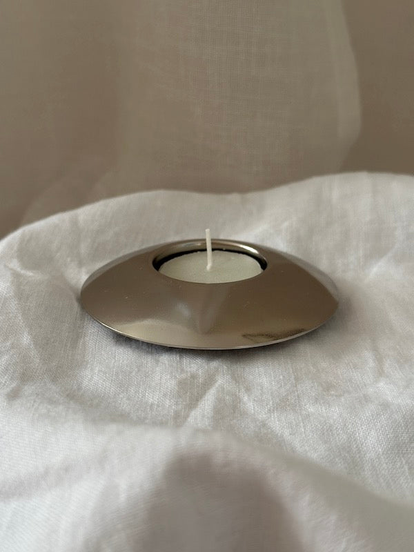 Montpellier Nickel-Plated Tealight Candle Holder