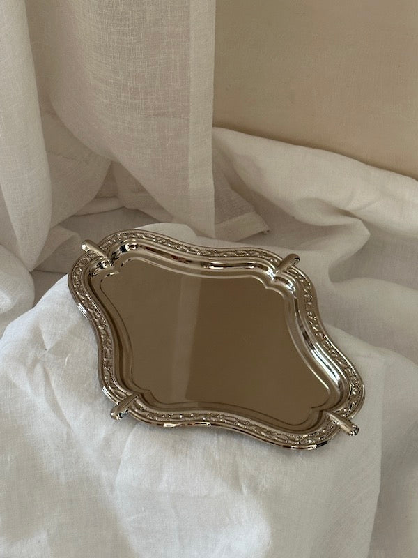 Lyon Small Silver-Plated Tray
