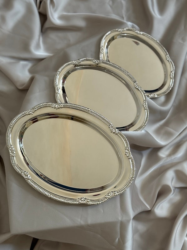 Provence Small Silver-Plated Tray
