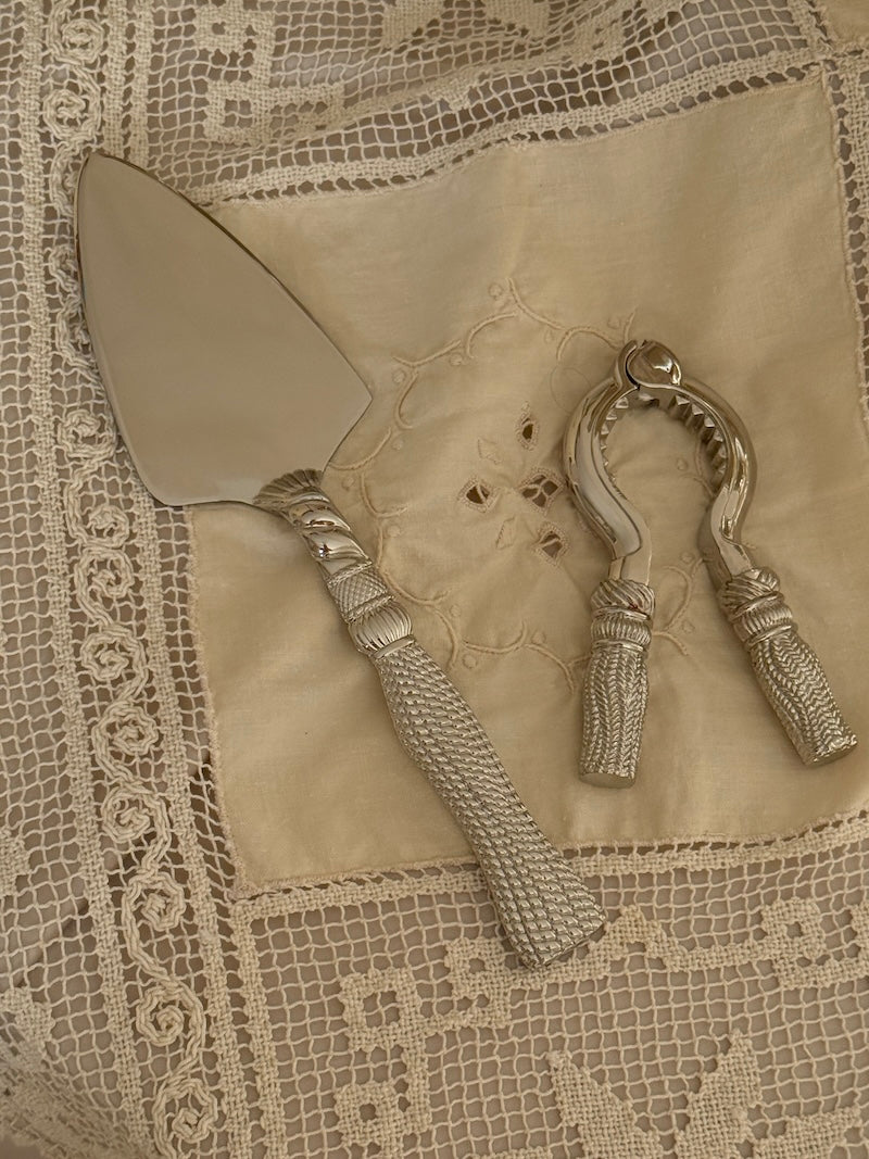 Lille Nickel-Plated Serving Tool for Cakes and Quiches